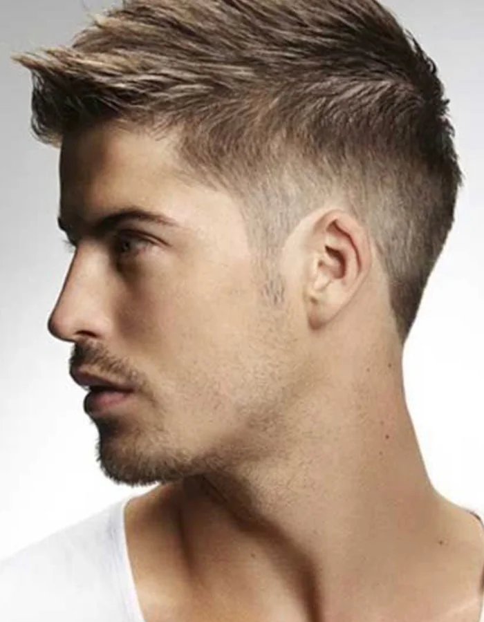 Taper cut in progress
